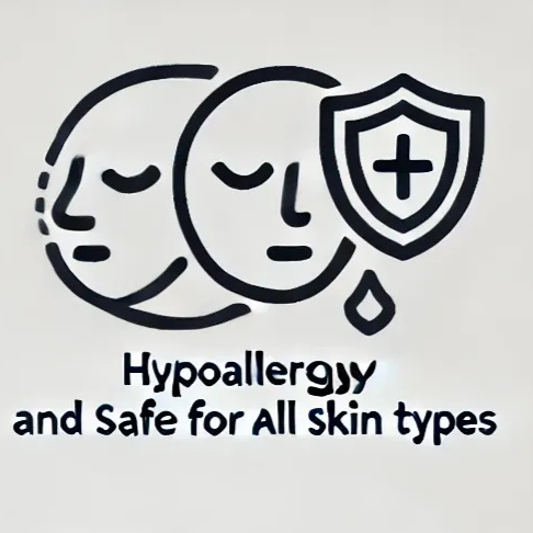 Hypoallergénique et sûr pour tout type de peau